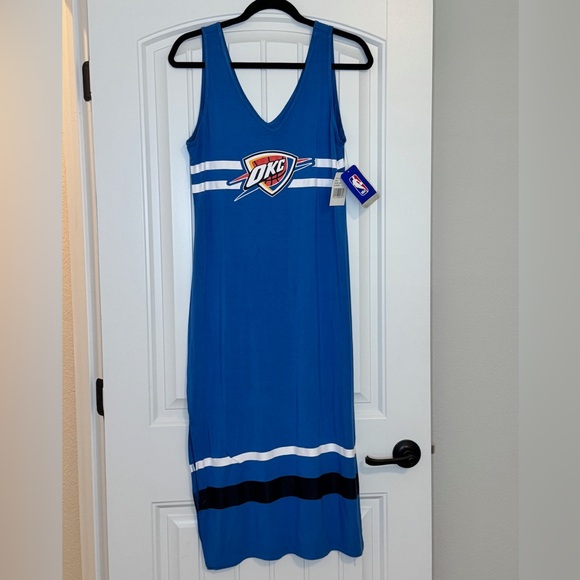 Oklahoma City Thunder Tank Maxi Dress - Picture 1 of 5
